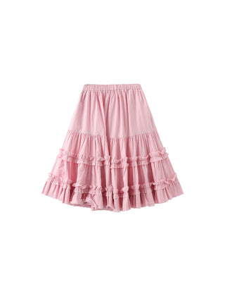 Pure Cotton Ruffle Cake Skirt