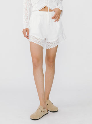 Casual Lace 100% Cotton Shorts
