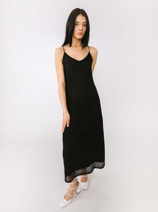 Lace Hollow Out A-Line Sling Dress