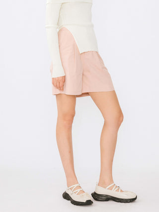 A-line Pleated Tailored Shorts