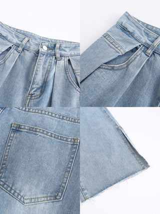 High Waist Loose Straight Leg Jeans