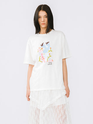 "Stay Weird" Oversized Printed T-Shirt