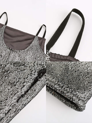 Silver Space Sling Dress