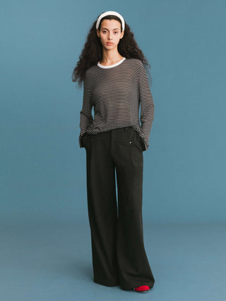 ONE BY CUBIC Thin Stripped Knitwear Jumper