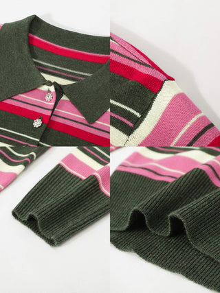 Striped Knitwear Jumper with Wool Blend