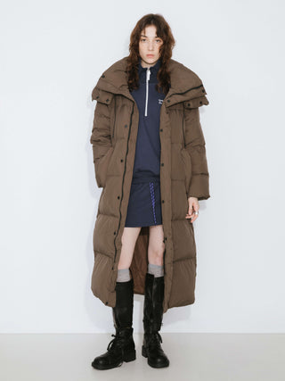 Long A-line Down Coat