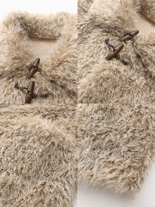 Wheat Faux Fur Monty Coat