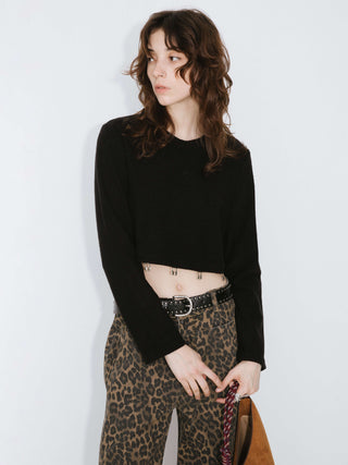 Long Sleeve Crop Top