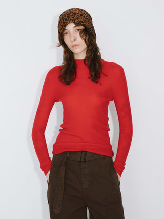 Merino Wool Turtleneck Knitwear Jumper