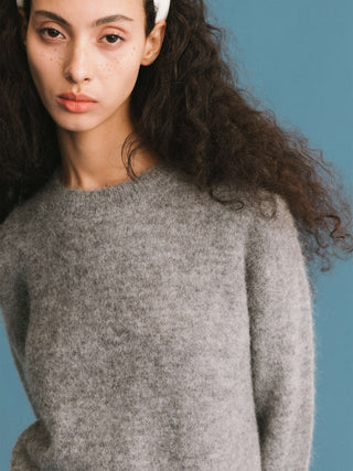 ONE BY CUBIC Brushed Alpaca Knitwear Jumper