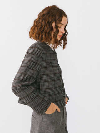 Checked Vintage Style Jacket