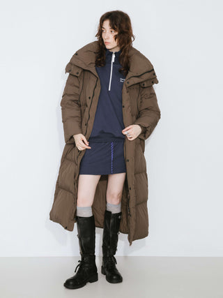 Long A-line Down Coat