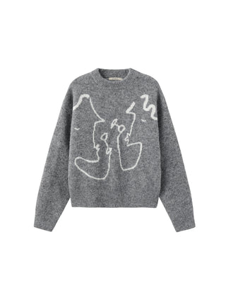 "CUBIC WINE CLUB" Sweater