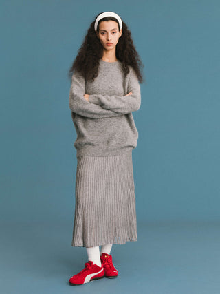 ONE BY CUBIC Brushed Alpaca Knitwear Jumper