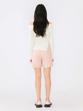 A-line Pleated Tailored Shorts