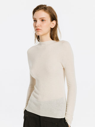 Merino Wool Turtleneck Knitwear Jumper