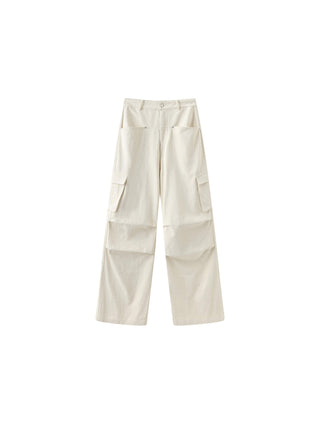 Pure Cotton Twill Cargo Trousers