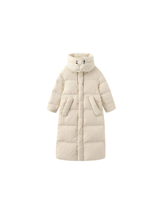 Long A-line Down Coat