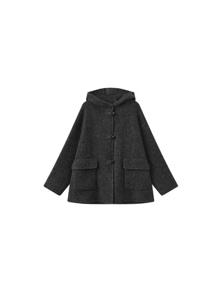 Tailored Coat with Sheep Wool Blend