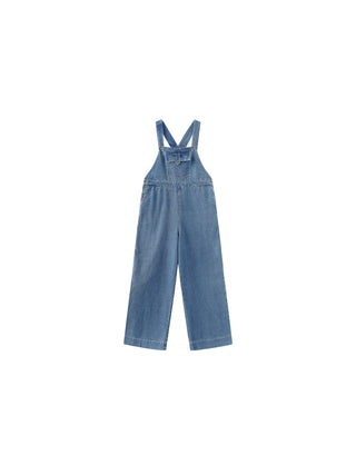 Heavy Washed Retro Denim Overalls