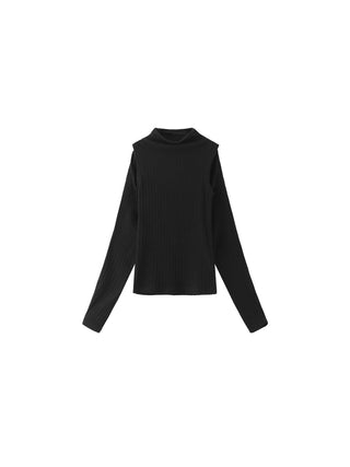 Detachable Knit Long Sleeve Top