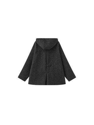 Tailored Coat with Sheep Wool Blend