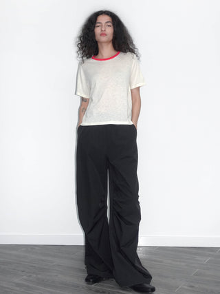 Loose Parachute Trousers with Elastic Waist