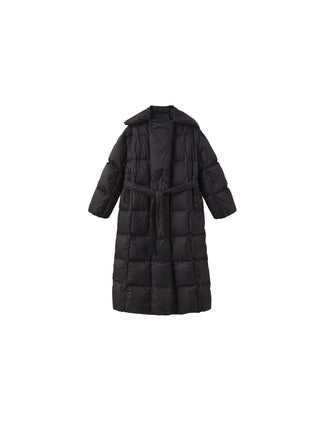 Long Boxy Down Coat