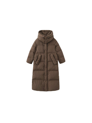 Long A-line Down Coat