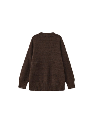 V-Neck Alpaca Knitwear Jumper