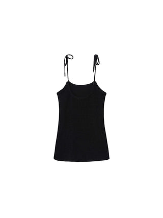 Chenille Knitted Adjustable Cami Top