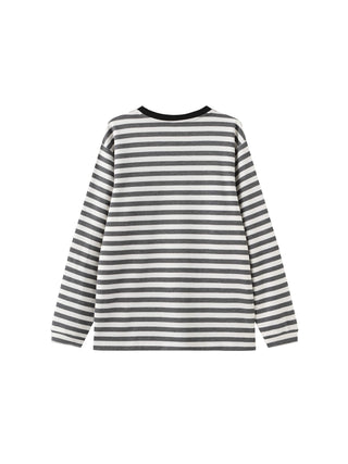 Oversized Striped Long Sleeve Top