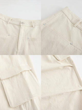 Pure Cotton Twill Cargo Trousers