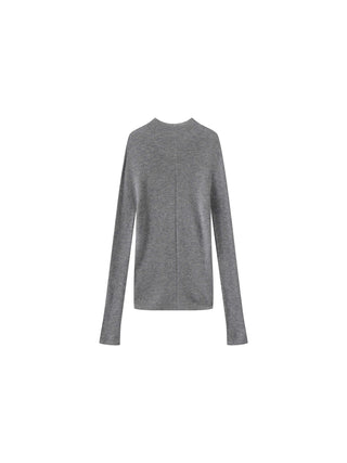 Merino Wool Turtleneck Knitwear Jumper