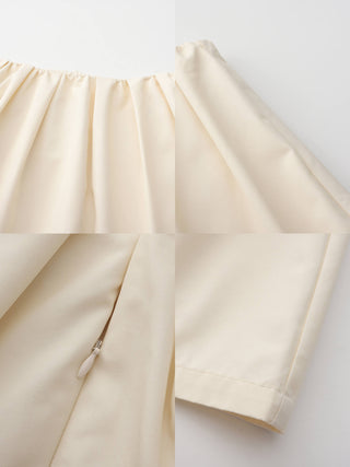 A-line Skirt with Cotton blend