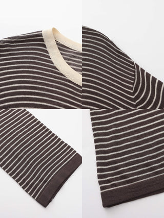 ONE BY CUBIC Thin Stripped Knitwear Jumper