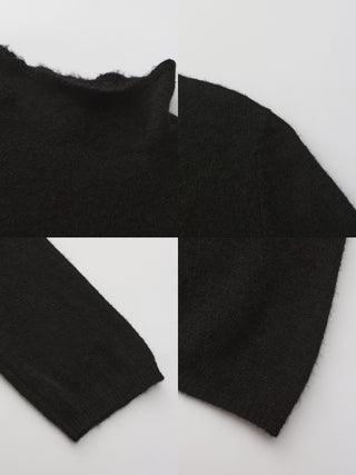 Thin Wool Long Sleeves Top