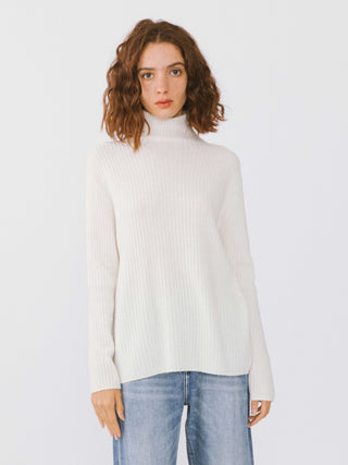 Wool High Neck Sweater