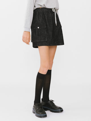 Corduroy Vintage Casual Mini Skirt