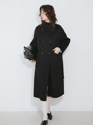 Black Wool Long Coat