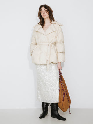 Short Boxy Down Coat