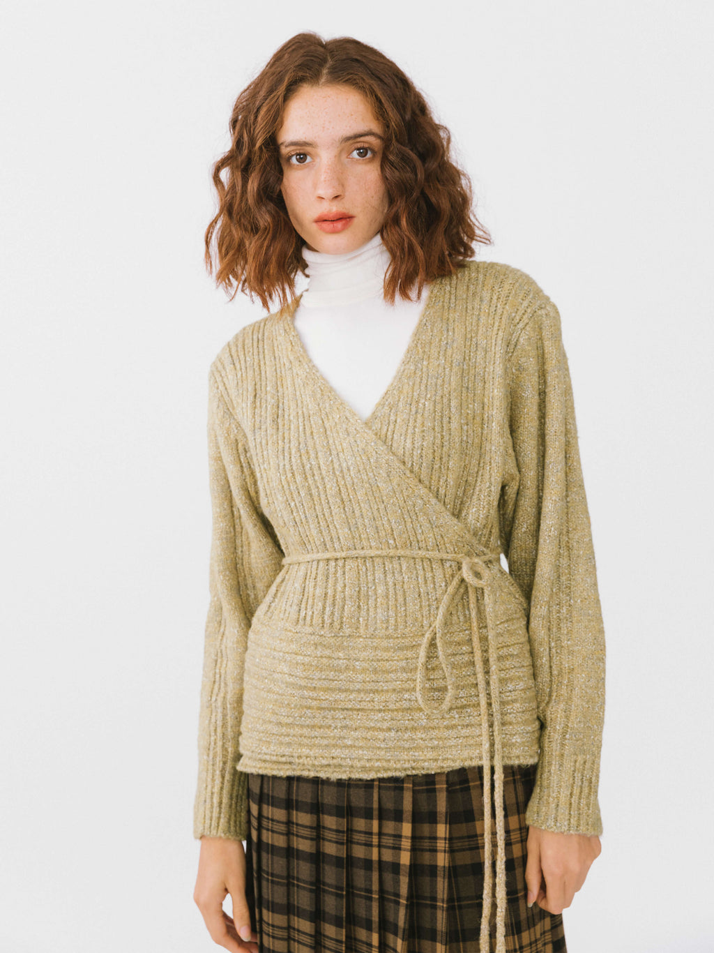 Belted Wrap Cardigan – CUBIC