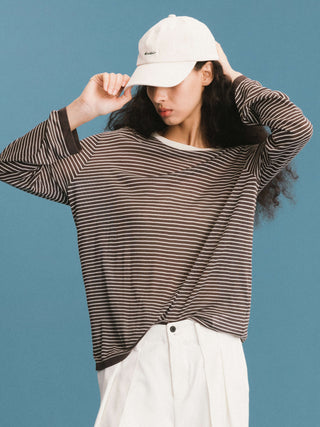 ONE BY CUBIC Thin Stripped Knitwear Jumper