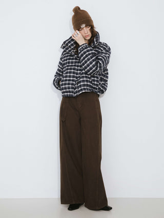 Straight Cut Wide Leg Pants