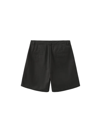 A-line Pleated Tailored Shorts