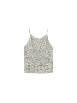 Thin Strap Ribbed Knit Vest