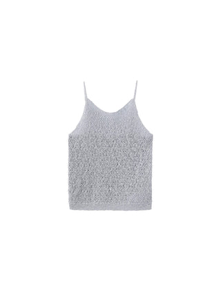 Thin Strap Ribbed Knit Vest