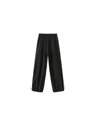 Loose Parachute Trousers with Elastic Waist