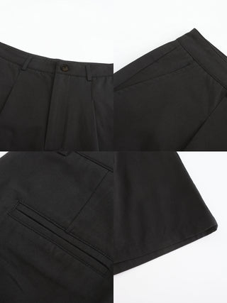 A-line Pleated Tailored Shorts