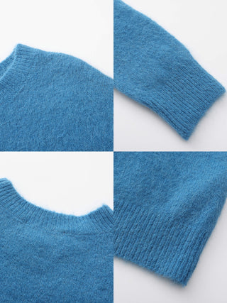 ONE BY CUBIC Brushed Alpaca Knitwear Jumper